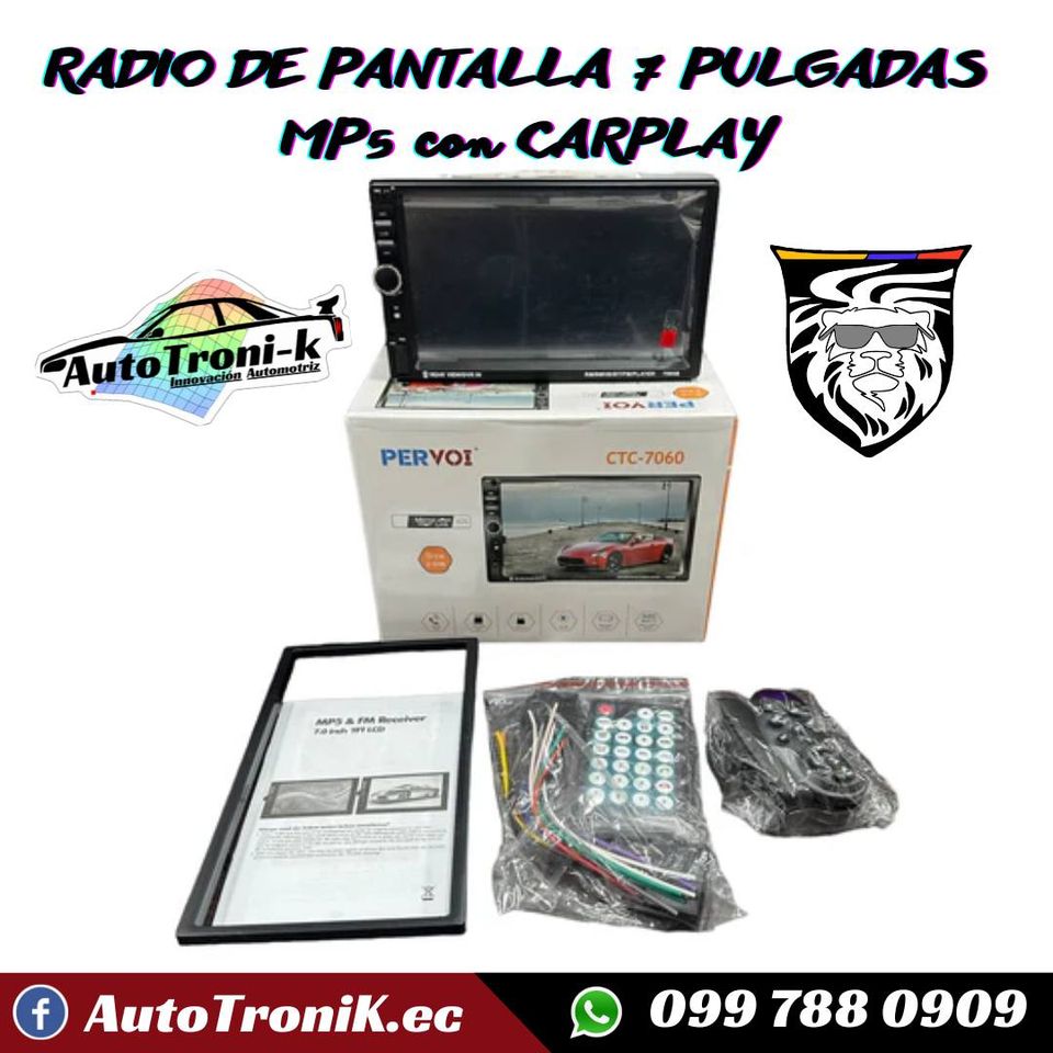 RADIO DE PANTALLA 7 PULGADAS MP5