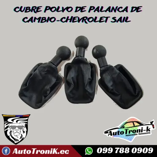 CUBRE POLVO DE LA PALANCA DE CAMBIOS DEL CHEVROLET SAIL